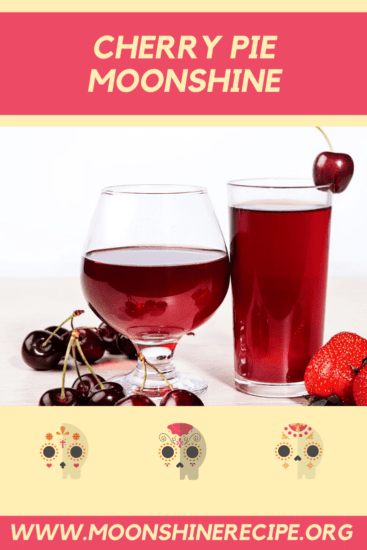 Cherry Pie Moonshine Cocktail Drink Recipe