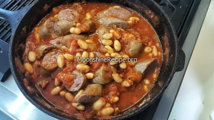 Bean and Italian sausage soup