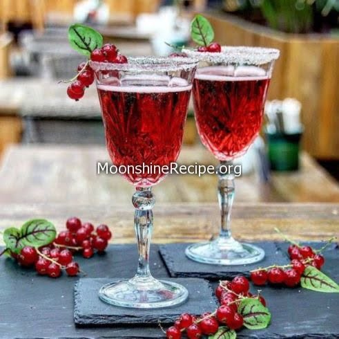 Red Currant Champagne Cocktail