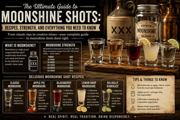 The Ultimate Guide to Moonshine Shots: Recipes, Strength, and Everything You Need to Know